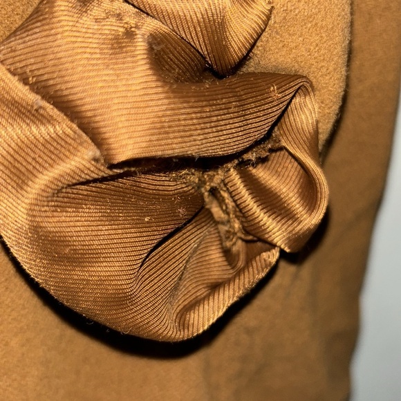 Bernardo Collection Brown Coat Jacket Wool Cashmere Zipper Classic Size Small - Picture 7 of 7